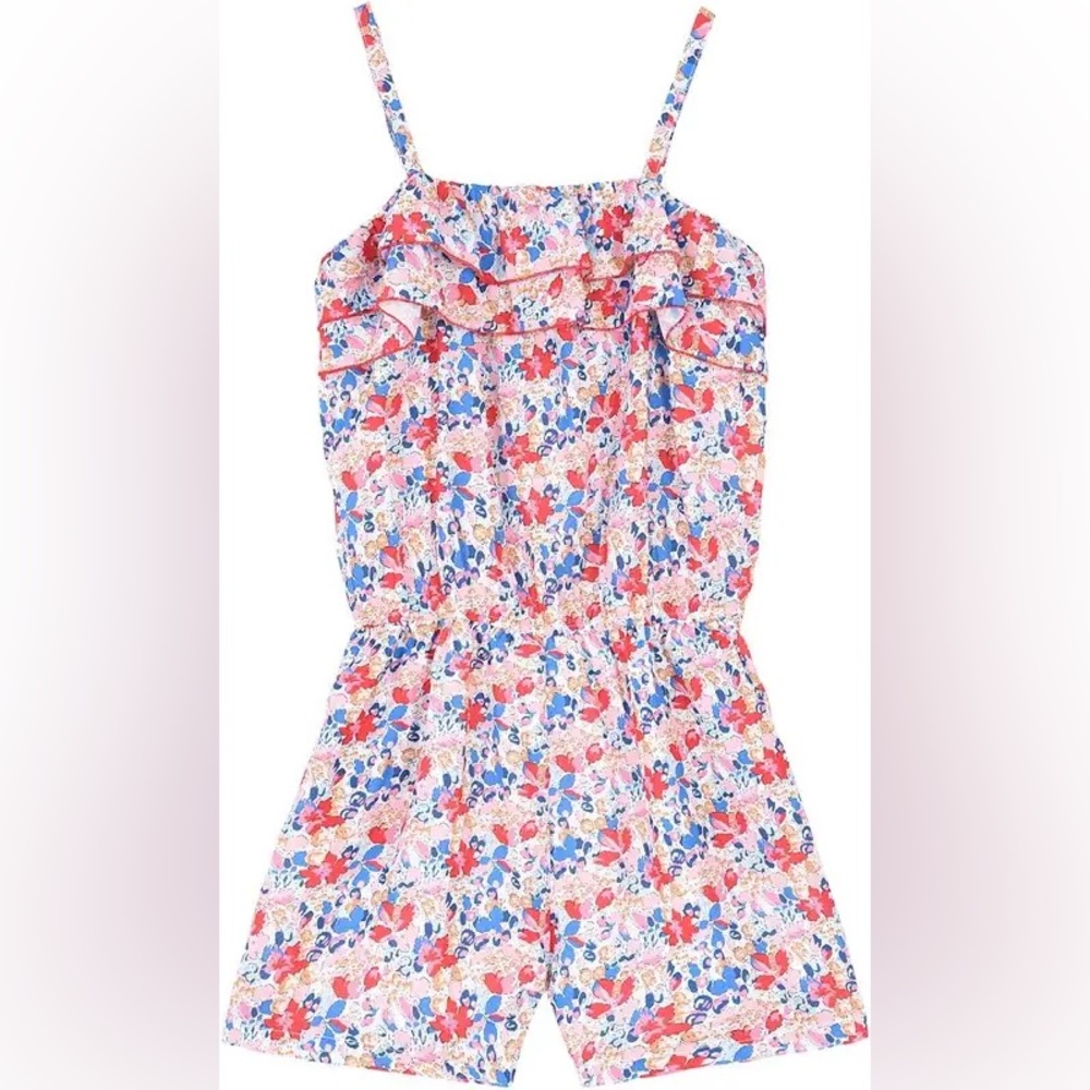 NWT Mini Molly by Molly Bracken girls floral print playsuit romper size 10